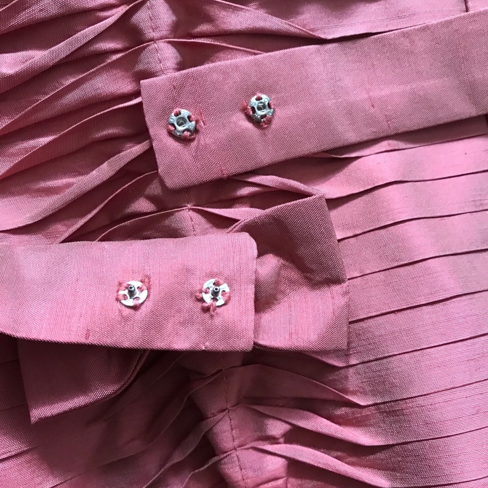 Betsey Johnson Silk Party Dress Pink Size 4 - Picture 3 of 12